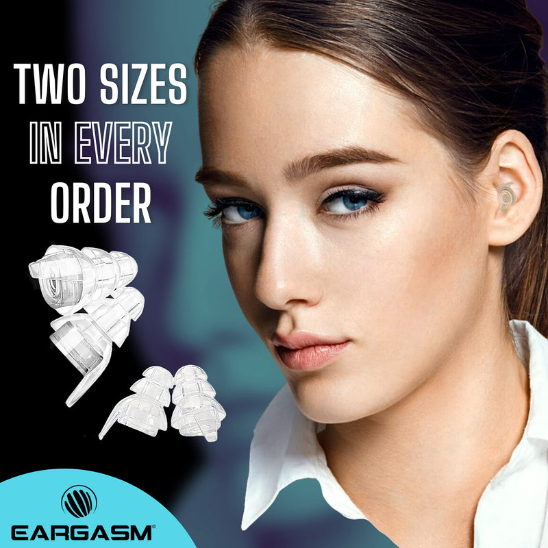 Eargasm High Fidelity Earplugs for Concerts Musicians Motorcycles Noise Sensitivity Conditions and More - Transparent Edition - BeesActive Australia