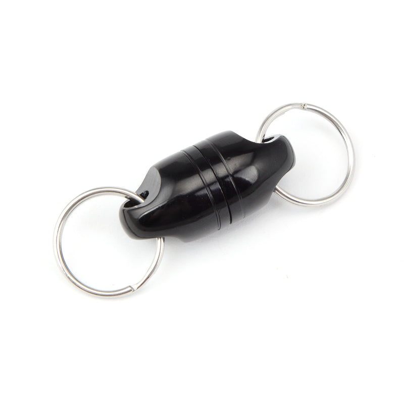 [AUSTRALIA] - CRAZY SHARK Magnetic Net Release Aluminum Shell for Fly Fishing black 