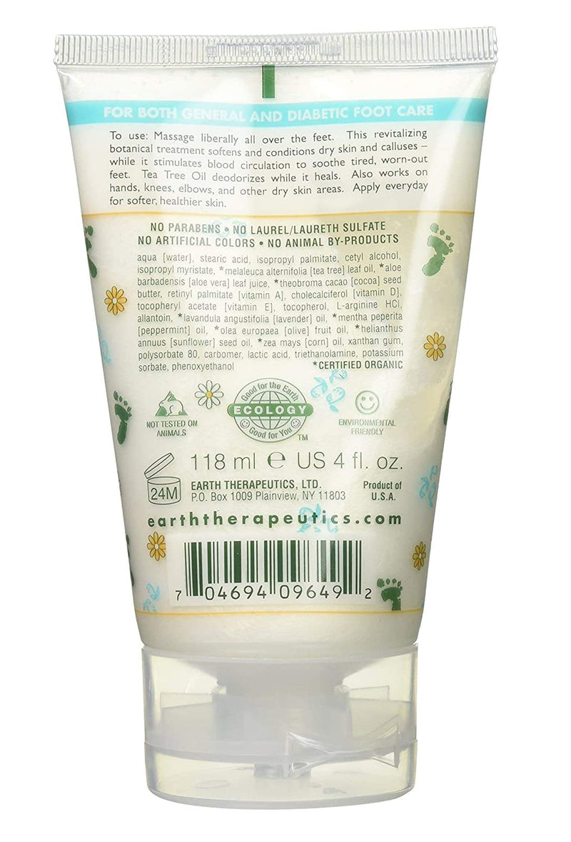 EARTH THERAPEUTICS, FOOT REPAIR BALM 4 OZ EA 1 - BeesActive Australia