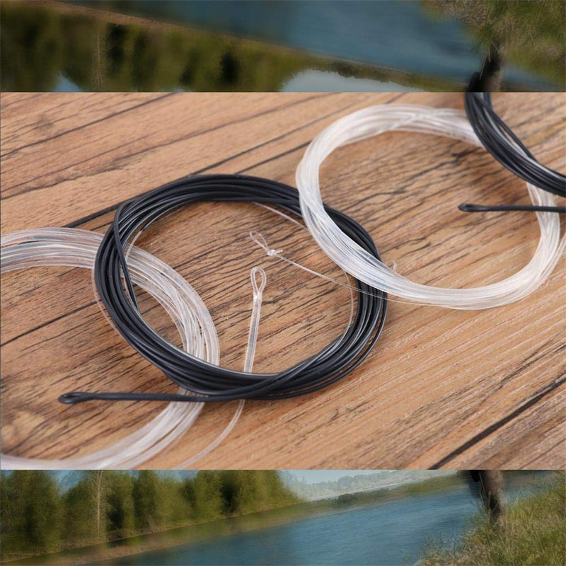 Maxcatch Fly Fishing Polyleader Line Monofilament Core for 7ft Trout and 10ft Salmon 3-6ips Floating/Sinking 10-25lb 2pcs Black Sink 3ips (Salmon) 10ft 24lbs - BeesActive Australia