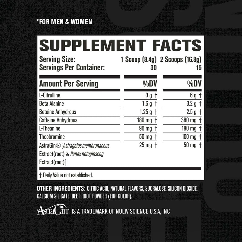 NITROSURGE Pre Workout Supplement - Endless Energy, Instant Strength Gains, Clear Focus, Intense Pumps - Nitric Oxide Booster & Preworkout Powder with Beta Alanine - 30 Servings, Cherry Limeade 30 Servings (Pack of 1) - BeesActive Australia