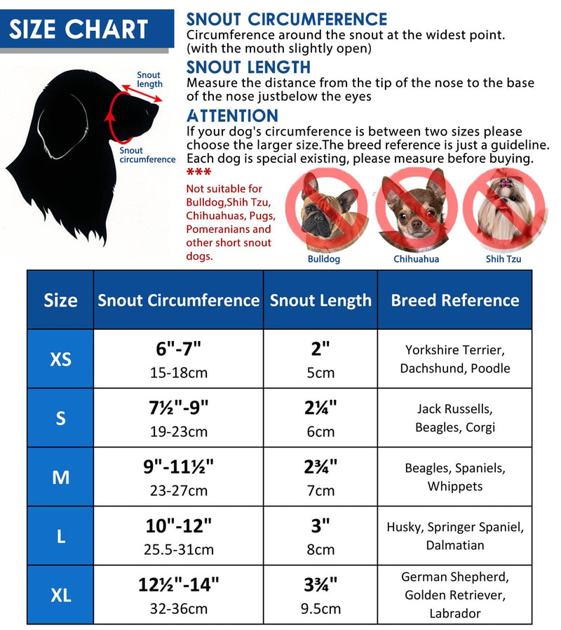 Dog Muzzle with Slow Feeder for Positive Training, Anti Biting Chewing Scavenging Wound Licking, Humane Soft Basket Muzzle for Small Medium Large Dogs, Allow Panting, Easy to Accept Black L-(Snout 10"-12") - BeesActive Australia