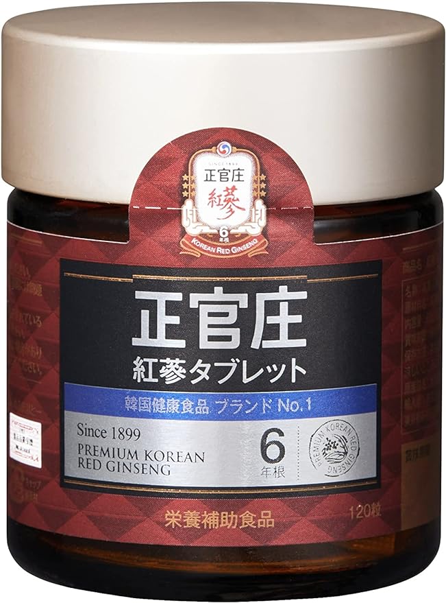 Jeonggwanjang Red Ginseng Tablet 6 Years Old Korean Ginseng 100% Supplement Korean Ginseng Red Ginseng (Hongsam) ginseng 1 tablet 500mg 120 tablets (1 piece) Domestic genuine product - BeesActive Australia