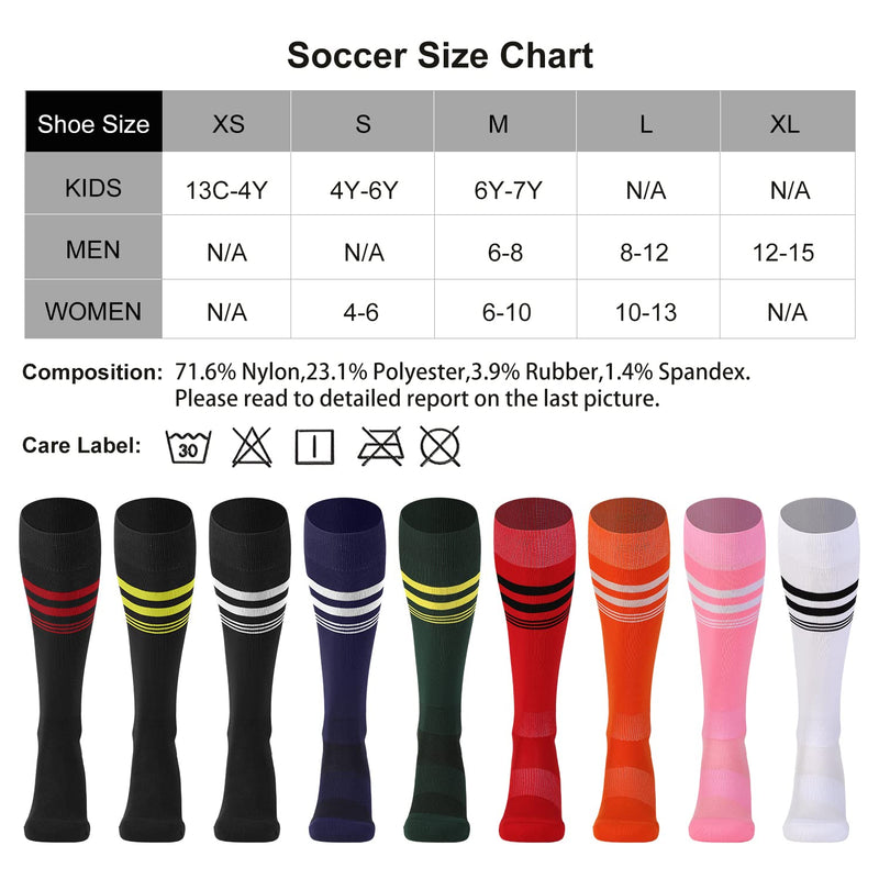 2/3 Pairs Soccer Softball Socks for Youth Kids, Men and Women Multi-sport Socks Pink(2 Pack) Medium - BeesActive Australia
