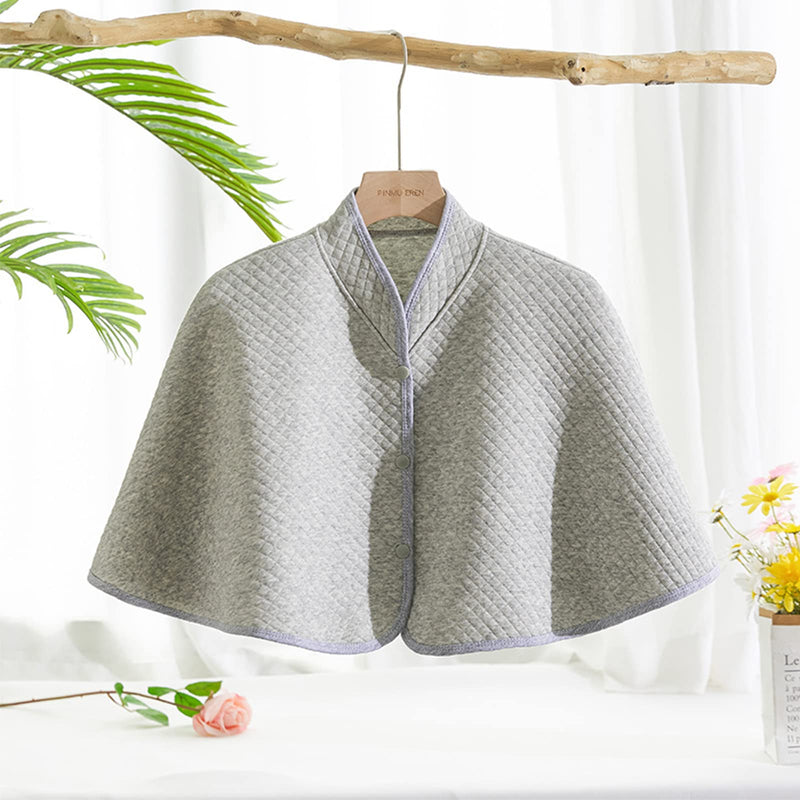 Parrot Anti-Scratch Shoulder Protector, Bird Diaper Poop Cover Pad for Parakeets Cockatiels Conures, Cotton Shawl Cape for Birds to Stand on Shoulders, Pet Arm Guard for Lovebirds Finches Macaws Grey - BeesActive Australia