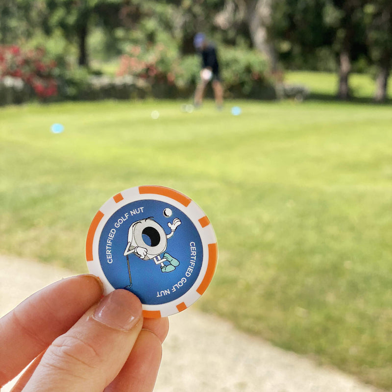 Golf Nut 'Blame it On The Tees' Tee Pack | 100 2-3/4 Inch Tees with Bonus Poker Chip Ball Marker - BeesActive Australia