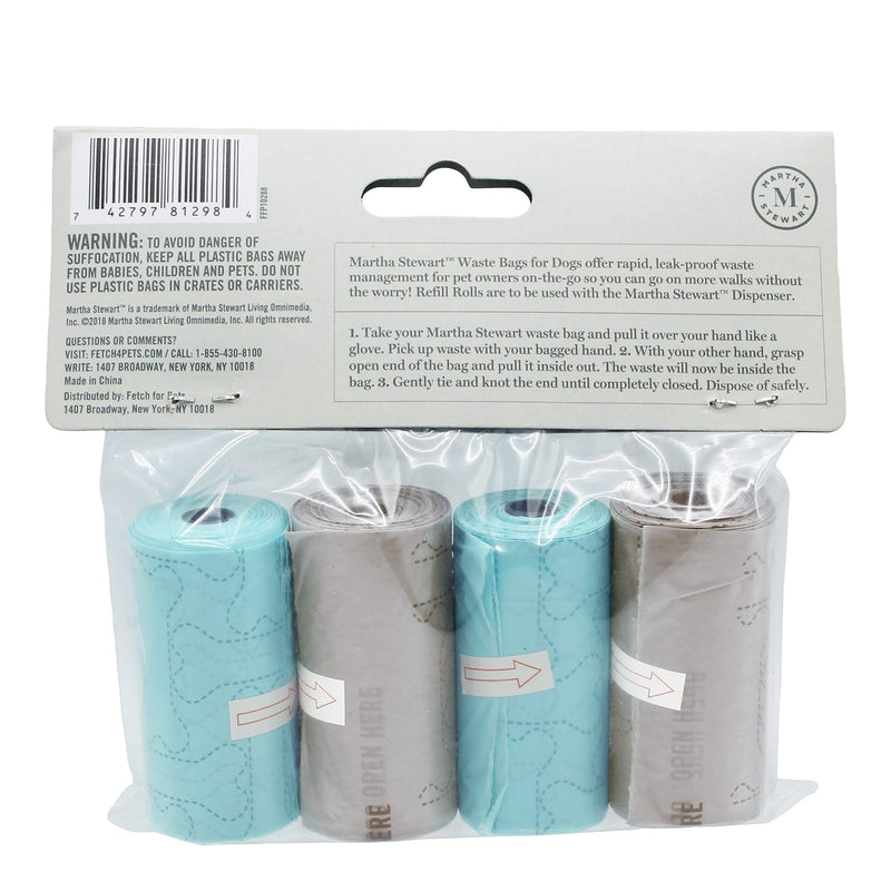 Martha Stewart for Pets Waste Bags for All Dogs - Pet Supplies, Dog Accessories - Unscented Doggie Bags, Dog Waste Bags - Dog Poop Bags, Pet Waste Bags, Dog Poop Bags for Dog Waste 60 Count - BeesActive Australia