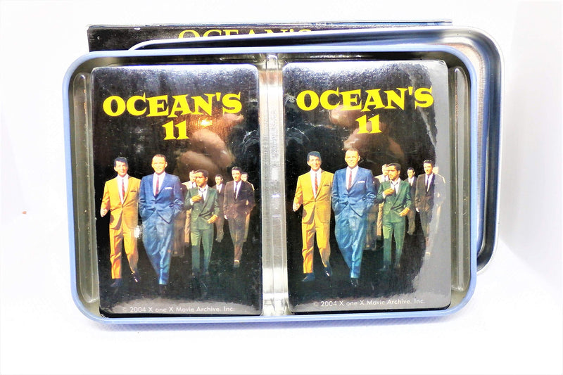 Ocean's 11 Playing Card Set Featuring the Cast of the 1960 Movie: Frank Sinatra, Dean Martin, Sammy Davis Jr, Peter Lawford & Angie Dickenson - BeesActive Australia