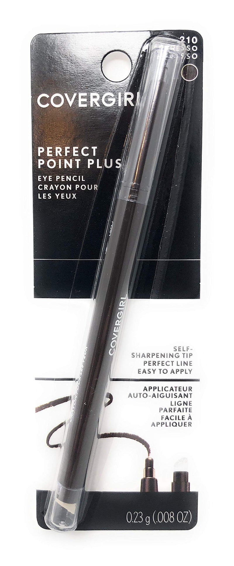 CoverGirl Perfect Point Plus Self Sharpening Eye Pencil, Espresso [210], 0.008 ounces (Pack of 3) - BeesActive Australia