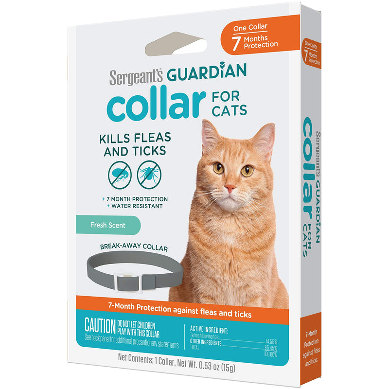 Sergeant's Guardian Flea & Tick Cat Collar, 1 Count - BeesActive Australia