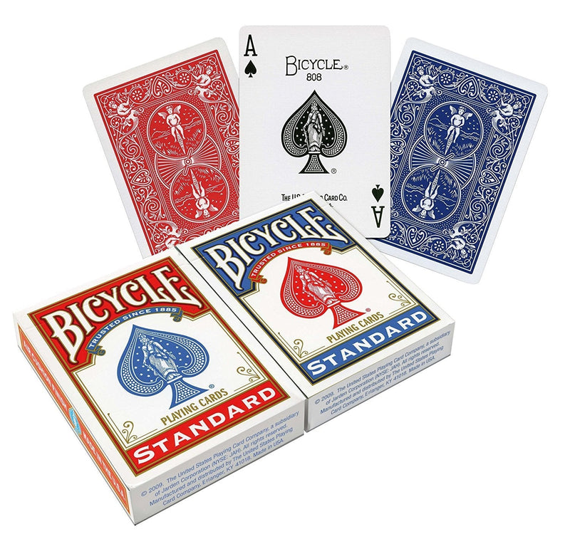 Bicycle Standard Face Playing Cards, 2 Piece 2 Packs - BeesActive Australia