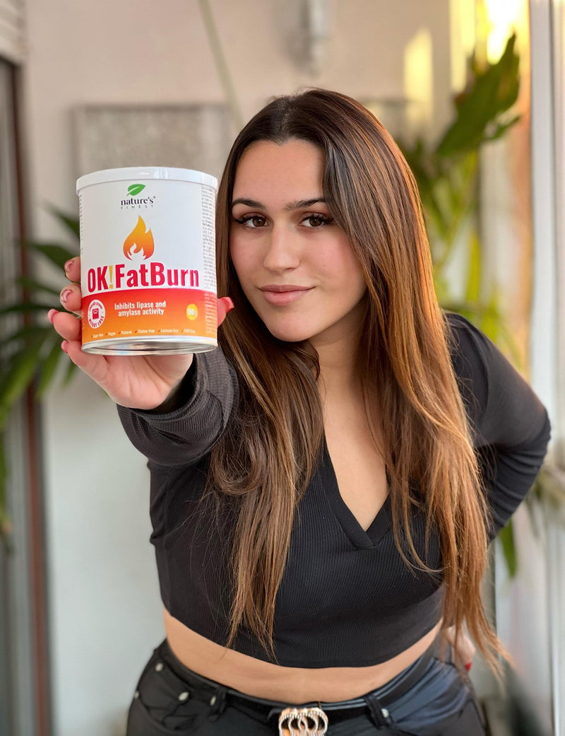 Nature's Finest by Nutrisslim OK! FatBurn | Fat and Carbohydrate Blocking Solution - Loose Weight Without Changing Your Diet | with ID-alG, L-tyrosine and L-carnitine - BeesActive Australia