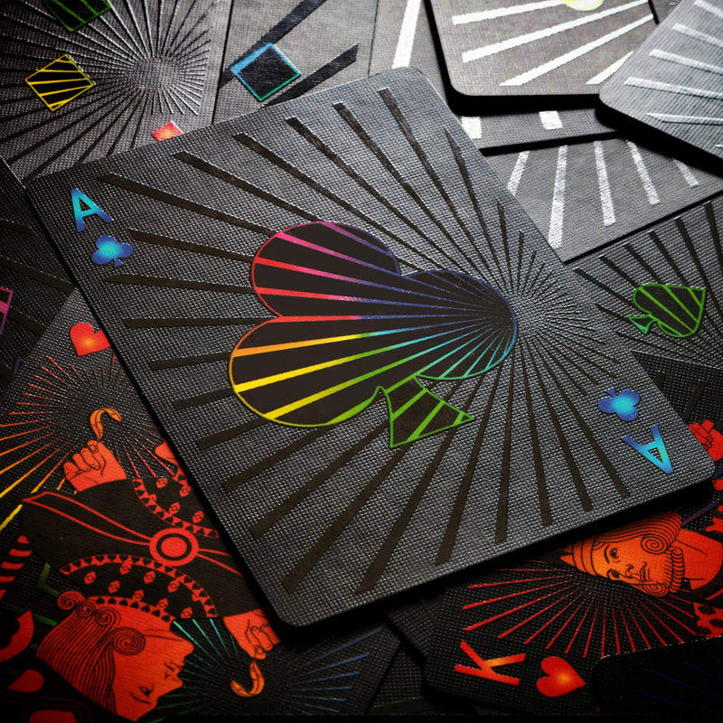 Prism Playing Cards 2-Deck Bundle: Buy Together and Save 10% On Prism Day & Prism Night - Deck of Cards, Premium Card Deck, Cool Poker Cards - BeesActive Australia