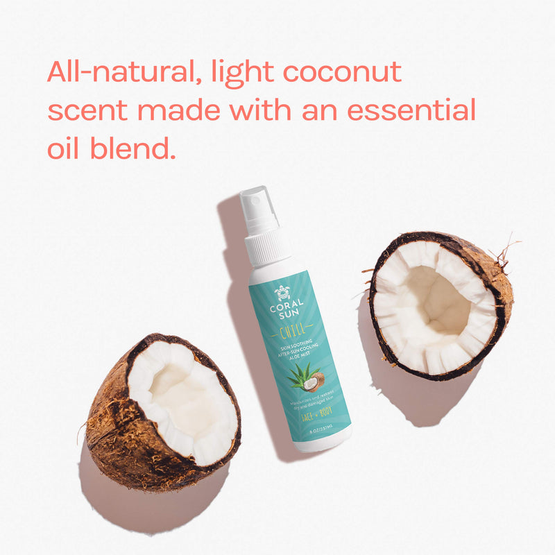 Coral Sun Aloe Spray, Hydrating, Face and Body Mist - BeesActive Australia