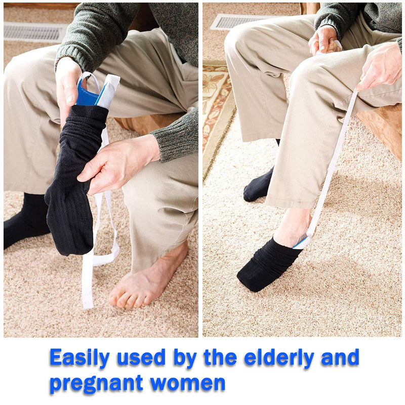 Dressing aid for socks and stockings, sock puller, sock dressing aid for elderly, disabled - BeesActive Australia