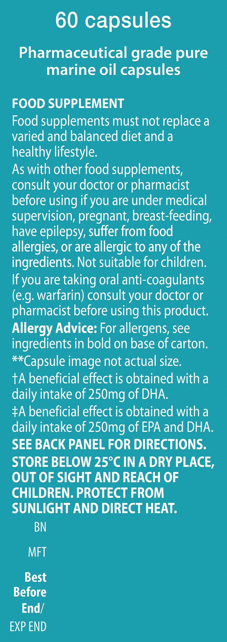 Vitabiotics Ultra Omega-3 Fish Oils Capsules with DHA EPA Nutritional Supplements for Heart Brain and Eye Vision Omega 3 Fish Oil - BeesActive Australia