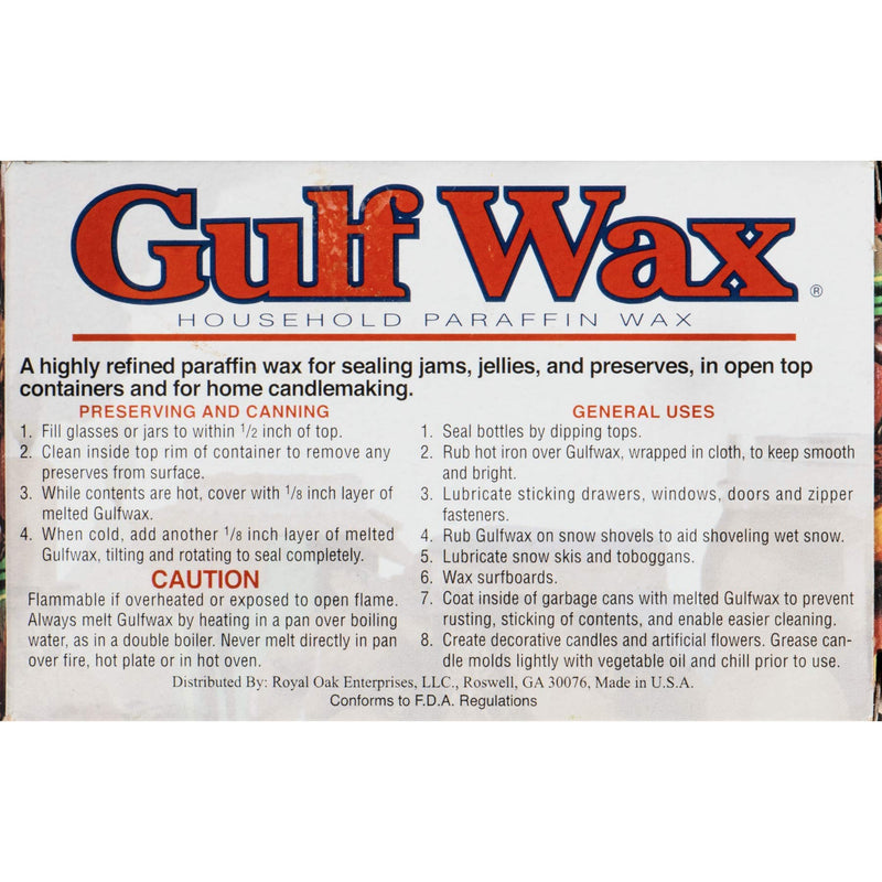 Royal Oak 203-060-005 Gulfwax Household Paraffin Wax-GULFWAX PARAFFIN - BeesActive Australia