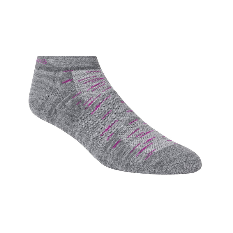 Skechers Women's 6 Pack Low Cut Socks 9-11 Gray/Multi - BeesActive Australia