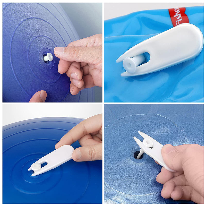 Aster Exercise Ball Plug Replacement Kit Exercise Ball Plug Yoga Ball Plug Exercise Ball Air Stopper Plug Pin Adapter Kit (Large) - BeesActive Australia