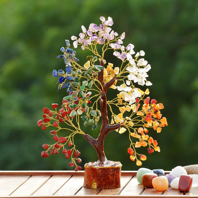 PYOR Chakra Crystal Tree, Gem Stones And Crystals, Spiritual Decor, Crystal Tree Of Life, Home Decor Gifts, Crystals Tree, Money Tree, Healing Crystal Gifts, Chakra Crystals, Crystals Gifts For Women Seven Chakra-gw - BeesActive Australia