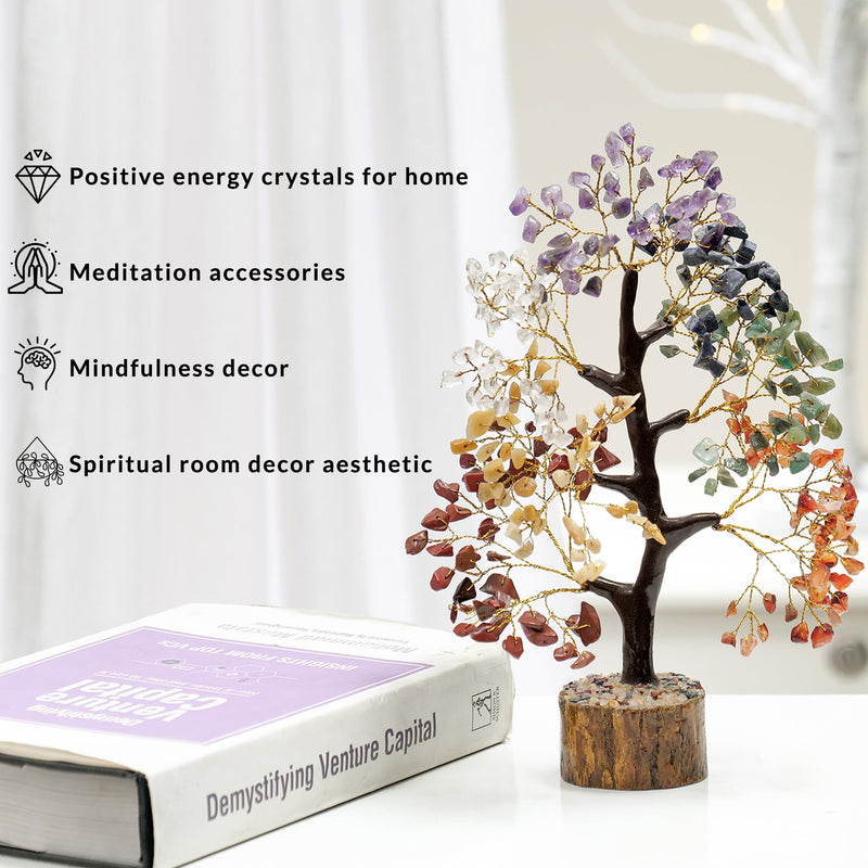 PYOR Chakra Crystal Tree, Gem Stones And Crystals, Spiritual Decor, Crystal Tree Of Life, Home Decor Gifts, Crystals Tree, Money Tree, Healing Crystal Gifts, Chakra Crystals, Crystals Gifts For Women Seven Chakra-gw - BeesActive Australia