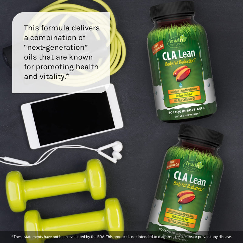 Irwin Naturals Cla Lean Body Fat Reduction 80 Sgels 1 - BeesActive Australia