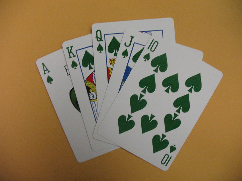 [AUSTRALIA] - Bicycle Green Trace Playing Cards Alien Design 