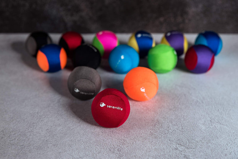 Serenilite Stress Balls, Anxiety Relief Items, Grip Strength Trainer, Meditation Accessories, Physical Therapy Equipment, Fidget Ball, Stress Balls for Adults, Hand Grip Exerciser Strengthener Jet Black - BeesActive Australia