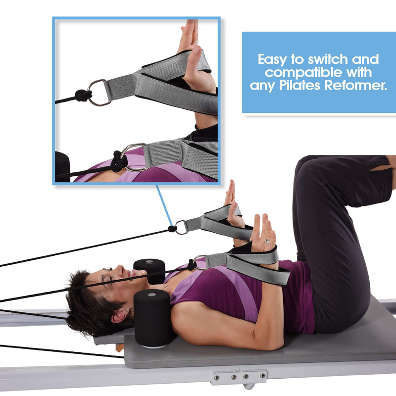 AeroPilates Double Loop Straps (Pair) and Bag | Compatible with Any Reformer - BeesActive Australia