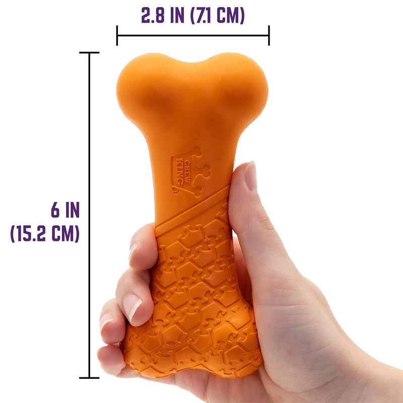 Chew King Bacon Flavor Rubber Bone - BeesActive Australia