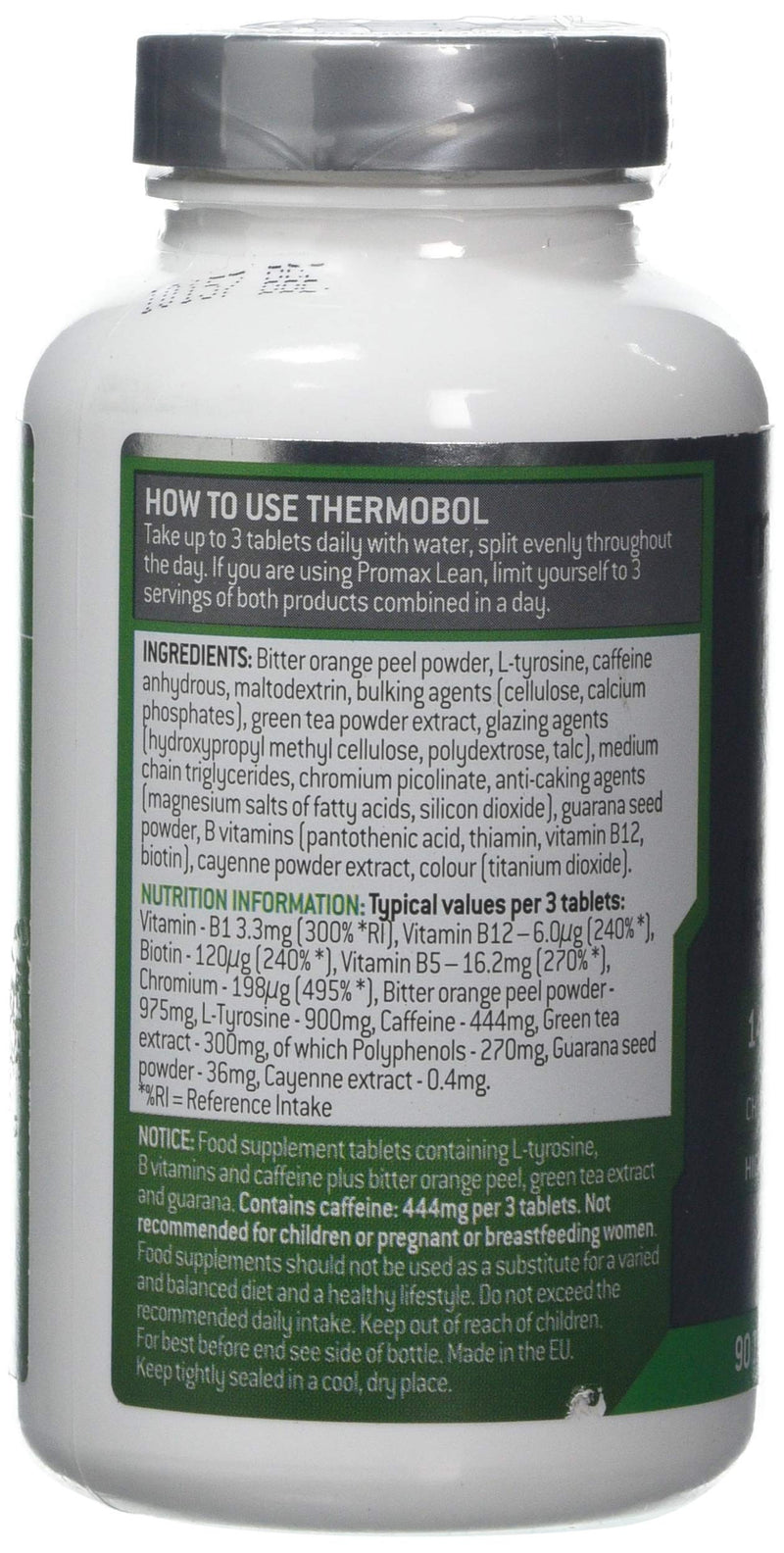 MAXIMUSCLE Thermobol, Metabolism Support Supplement, Contains Chromuim & Biotin, High in B Vitamins, Green Team Extract & Caffeine, 90 Tablets (1 Month Supply) - BeesActive Australia