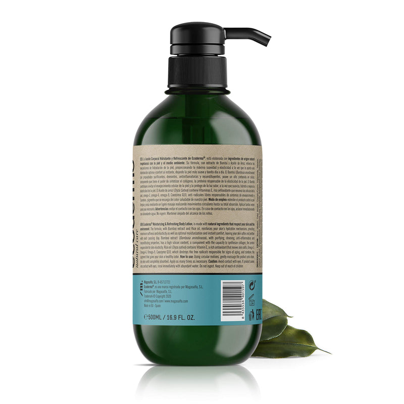 Ecoderma Moisturizing And Refreshing Body Lotion 500ml - Provides Maximum Softness And Elasticity - BeesActive Australia