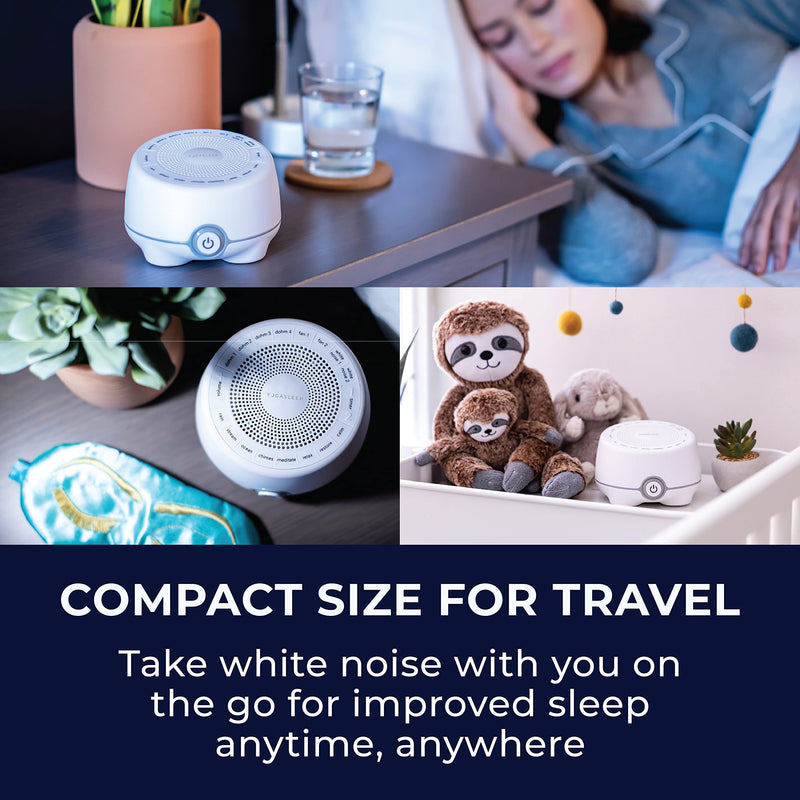 Marpac Yogasleep Whish White Noise Sound Machine 16 Natural Nature & Soothing Sounds with Volume Control, 1.3 kg, White - BeesActive Australia