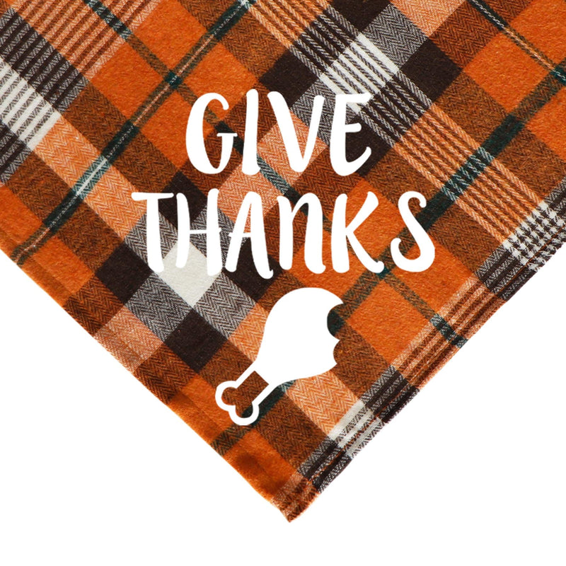 JOTFA 3 Pack Thanksgiving Day Dog Bandanas, Holiday Fall Plaid Dog Puppy Bandana Scarf Costume for Small Medium Large Dogs Pets Multiple Thanksgiving - BeesActive Australia