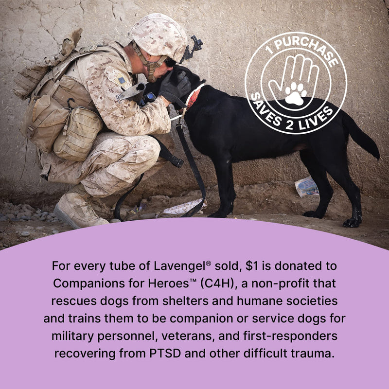 Lavengel Dog Skin Care Gel - Highly Concentrated Antimicrobial Ointment Relieves Itchy Skin and Heals Wounds Naturally, First-Aid for Skin Irritations, Hotspots, Sores, and Acne, We Support Rescues - BeesActive Australia