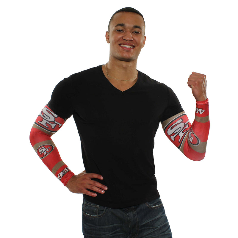 NFL San Francisco 49ers Strong Arms Sleeves - BeesActive Australia
