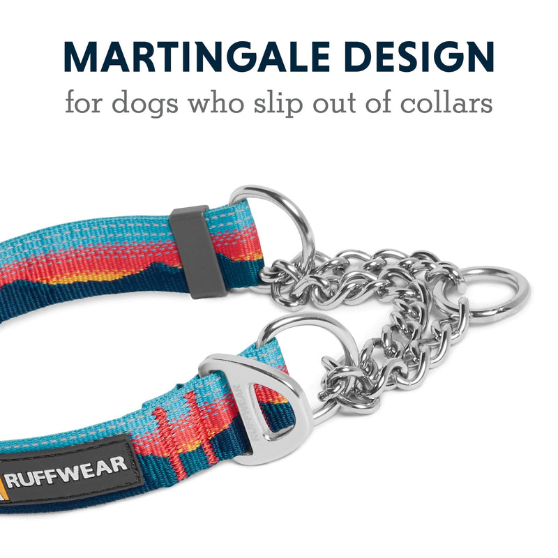 Ruffwear, Chain Reaction Dog Collar, Martingale Style for On-Leash Walking 14"-20" Sunset - BeesActive Australia