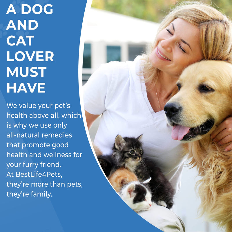 BestLife4Pets Walk-Easy Hip and Joint Supplement for Dogs Cats – Arthritis Pain Relief and Anti-inflammatory Support Pills - All Natural, for Large and Small Pets 1 Pack - BeesActive Australia