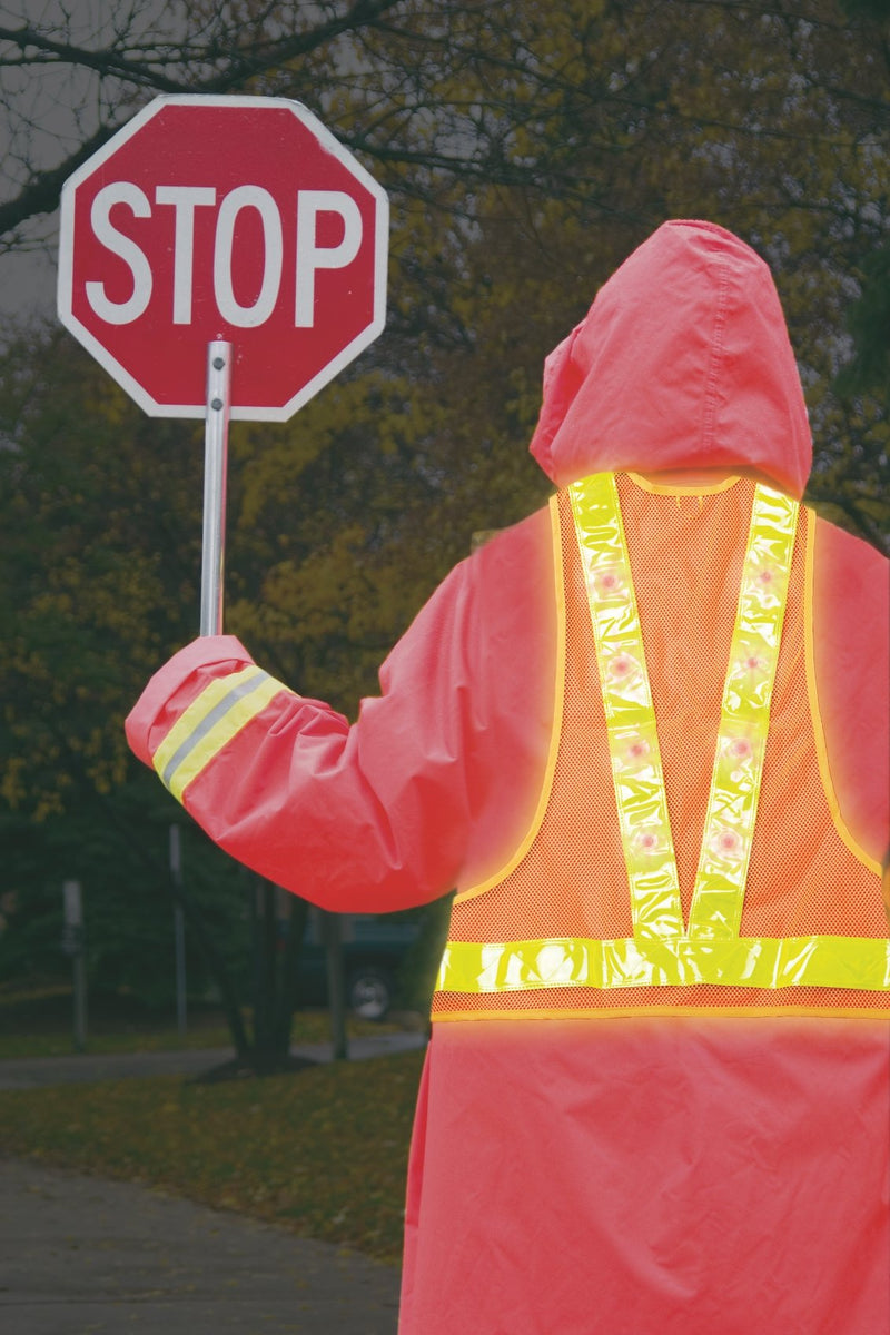 Maxsa 20029 Unisex-Adult Reflective Safety Vest with 16 LEDs Yellow Large - BeesActive Australia