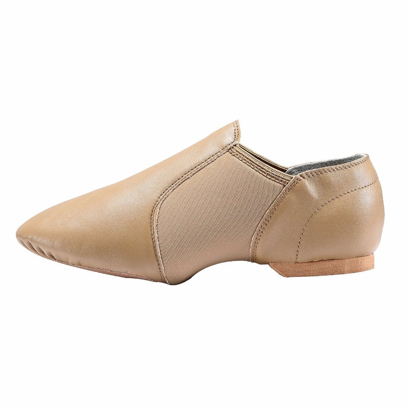 [AUSTRALIA] - Dynadans Leather Upper Slip-on Jazz Shoe (Big Kid/Little Kid/Toddler) 2 Little Kid Brown 