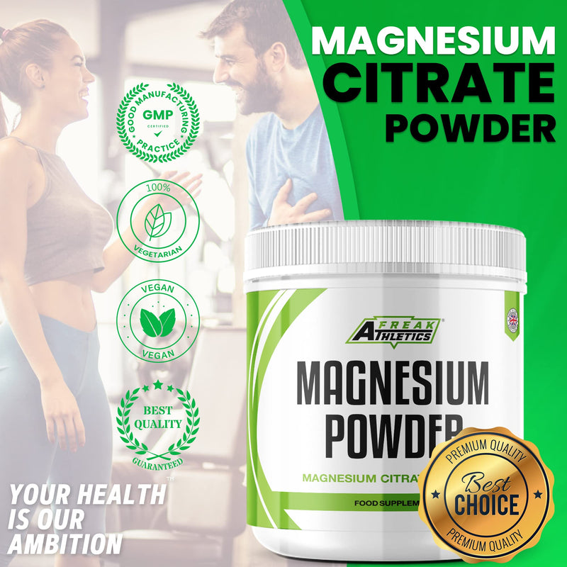 Magnesium Powder 300g - Premium Fully Reacted Magnesium Citrate Powder Suitable for Men & Women UK Made - BeesActive Australia