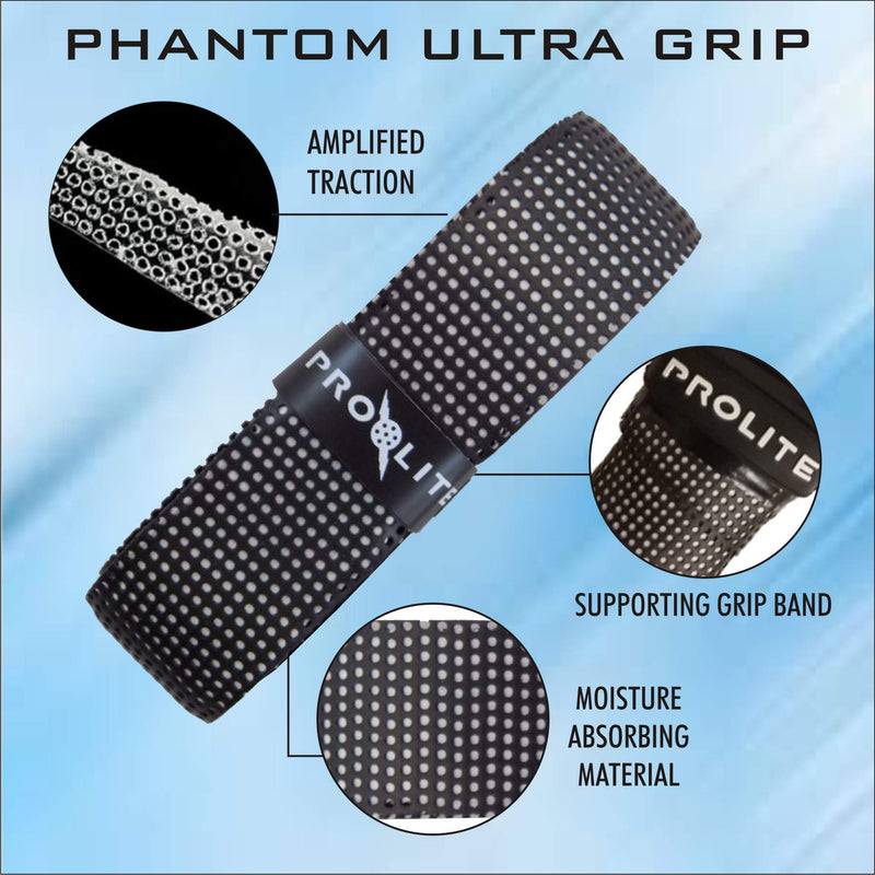 PROLITE Phantom Ultra Grip - Perfect for Tennis, Pickleball Paddles, Racquetball, Squash, Platform Tennis, Badminton and More - BeesActive Australia