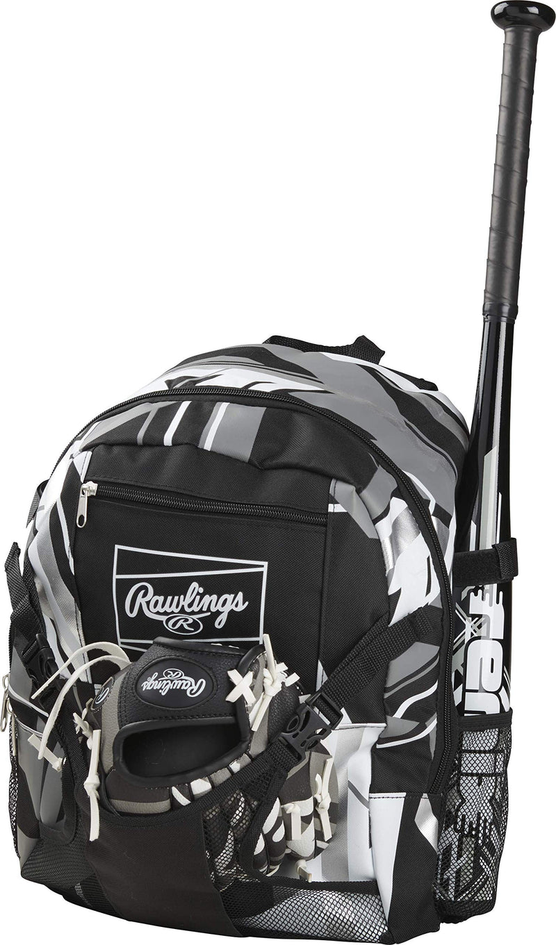 [AUSTRALIA] - Rawlings Remix Youth Tball and Baseball Backpack Bags Black 
