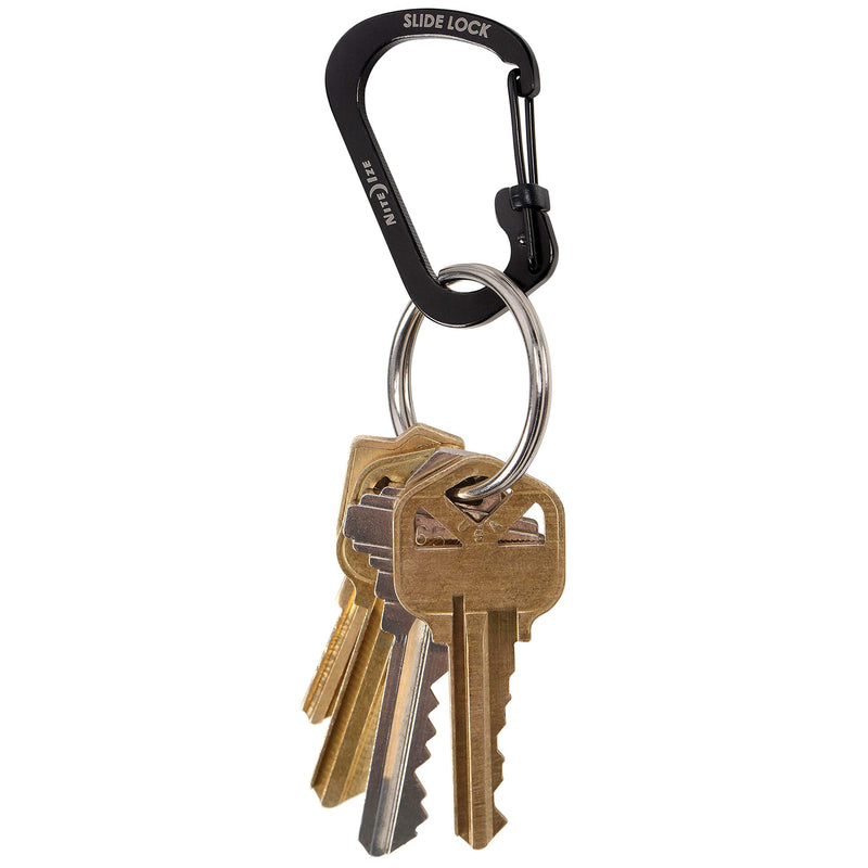 Nite Ize CSL2-01-R6 arabiner Slide Lock, Size #2, Black - BeesActive Australia