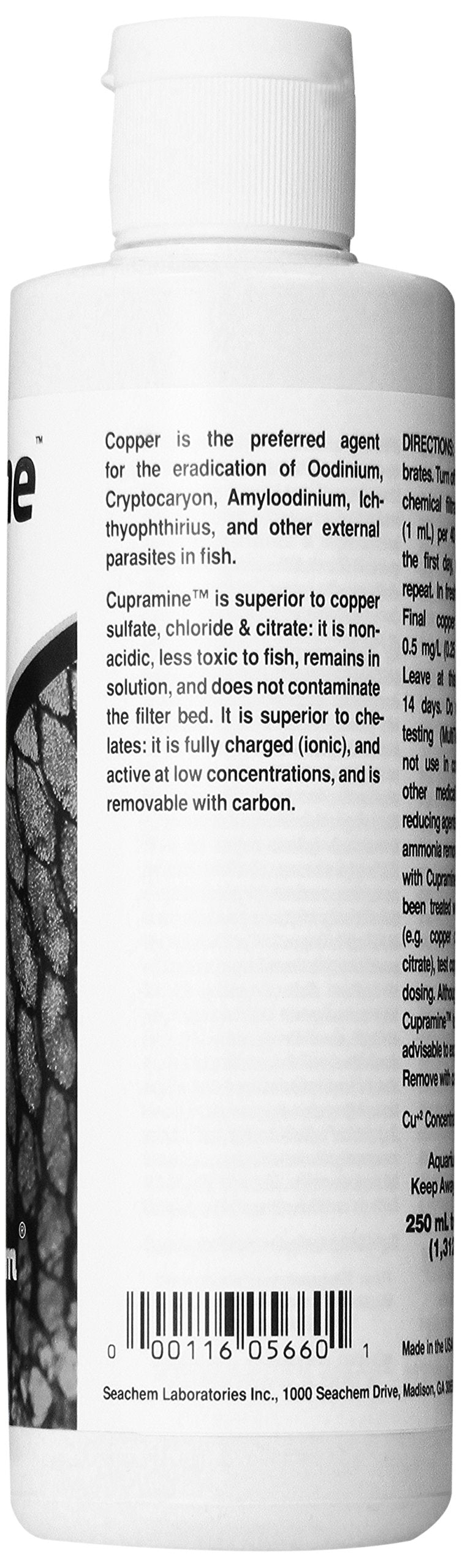 Seachem Cupramine Copper 250ml 1 - BeesActive Australia