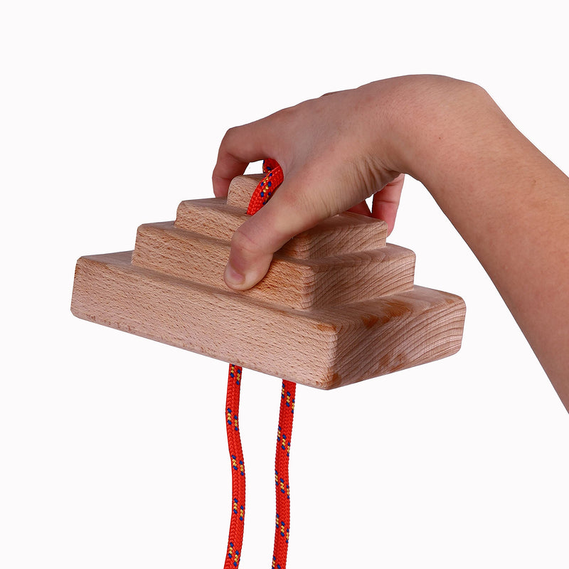 TWO STONES Rock Climbing Training Pinch Block, Finger Grips Hanging Pinch Grip with Edges and Pockets CJ-HB20061BC - BeesActive Australia