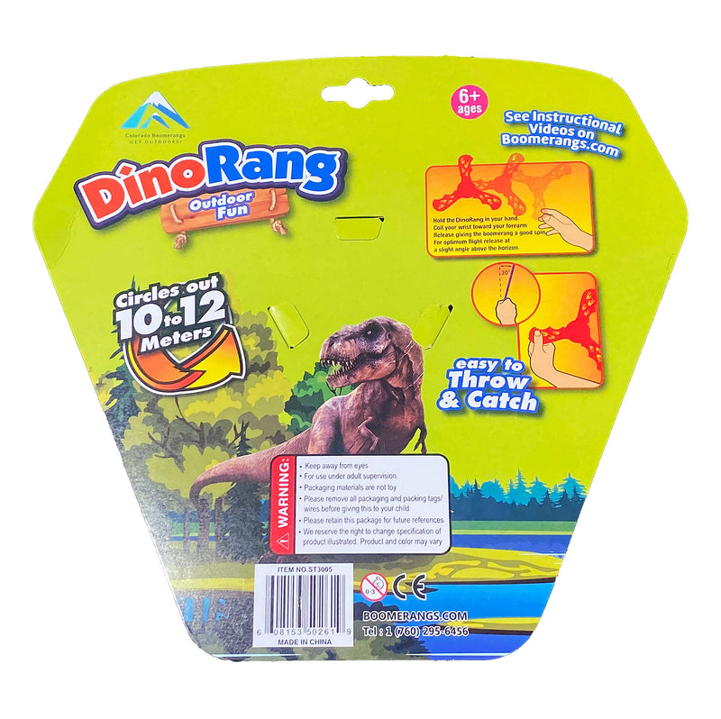 Red Dinorang Boomerang - Great Beginner Boomerang for Kids or Adults. Soft and Safe. - BeesActive Australia
