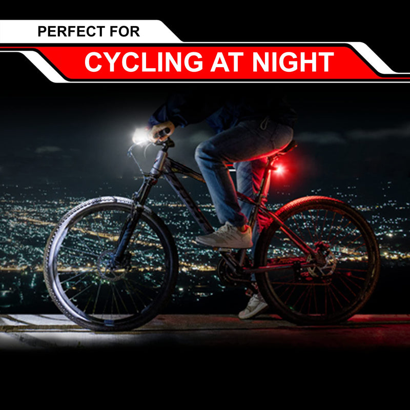 GearLight Rechargeable Bike Light Set S400 - Reflectors Powerful Front and Back Lights, Bicycle Accessories for Night Riding, Cycling - Headlight Tail Rear for Kids, Road, Mountain Bikes - BeesActive Australia