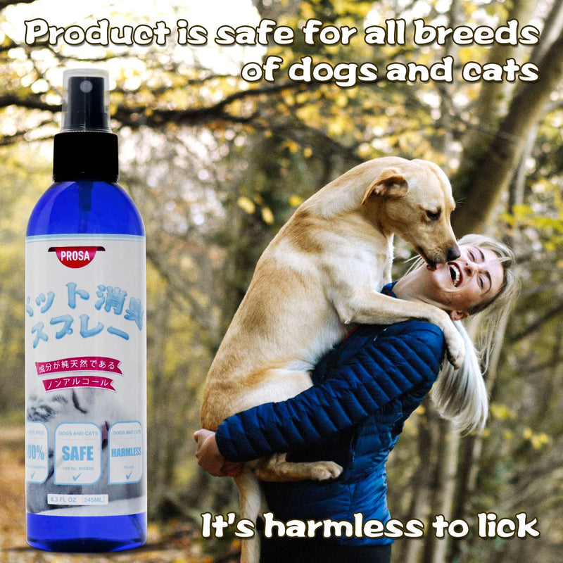 Pet Deodorizing Sprays for Pets Safety Can Lick Suitable for Puppies Helps Break Down Odors to Effectively Deodorize Dogs and Cats,Dye Free, Paraben Free 8.3 FL OZ(Cherry Blossom) - BeesActive Australia