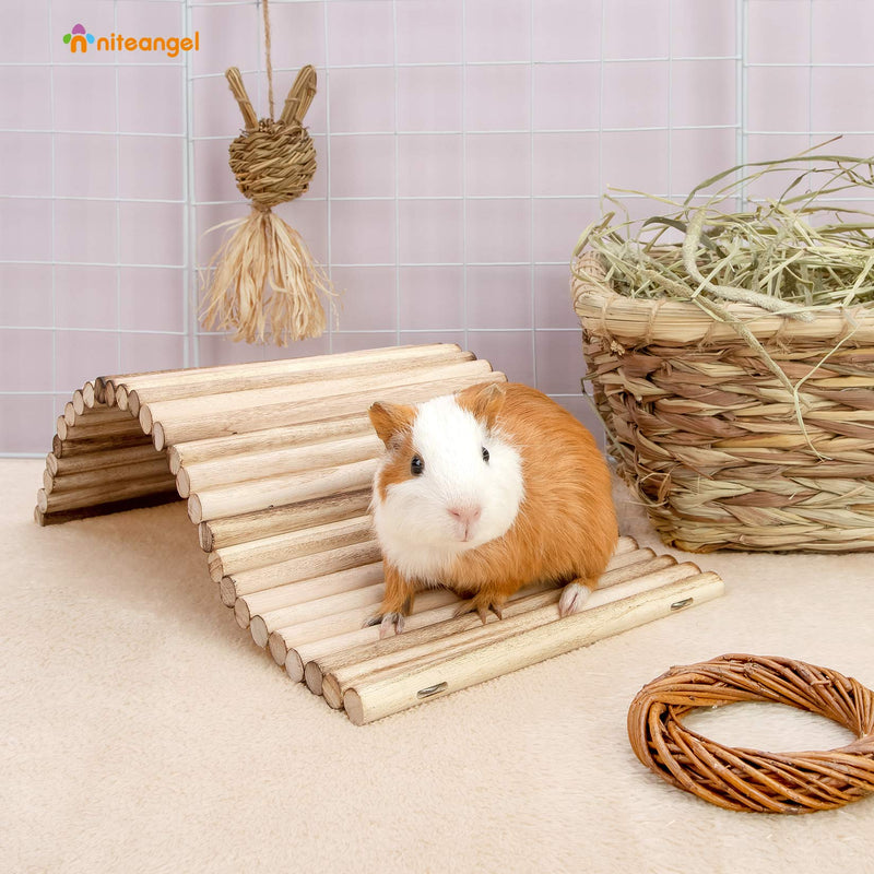 Niteangel Small Animal Climbing Toys - Suspension Bridge Ladder for Hamsters Gerbils Mice Rats Guinea Pigs or Other Small Pets 15.7'' x 7.8'' - BeesActive Australia